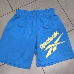 Reebok Athletic Shorts in Blue and Yellow